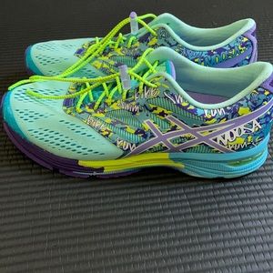Asics GEL-Noosa TRI 10 Turquoise Blue Purple 7.5